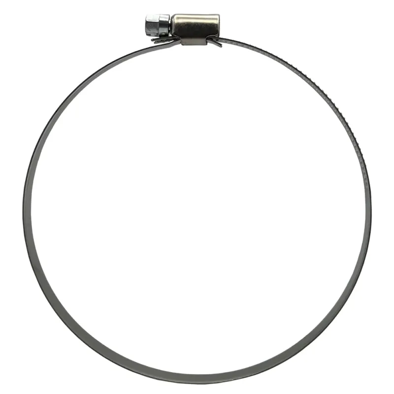 Profi Schlauchschelle aus V2A Edelstahl mit 100 bis 120 mm Spannbereich, rostfrei und DIN 3017 zertifiziert.