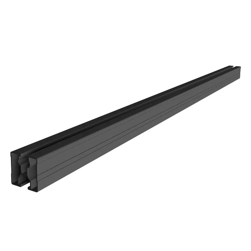 86140-4750, RAIL 40 4750 mm schwarz eloxiert PV-Tragschiene