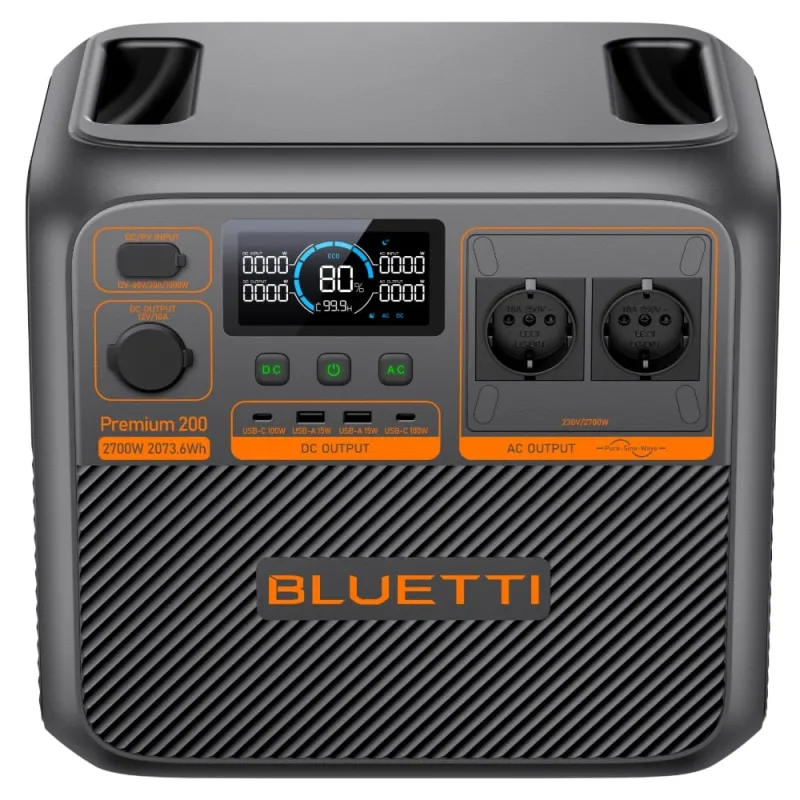 Bluetti Premium 200 V2 Mobile Powerstation 2073Wh 2700W USV-Funktion – Bild 5