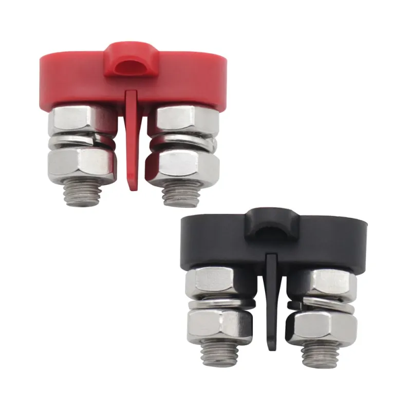 Technische Zeichnung des Dual Terminals mit Maßen und Anschlüssen.