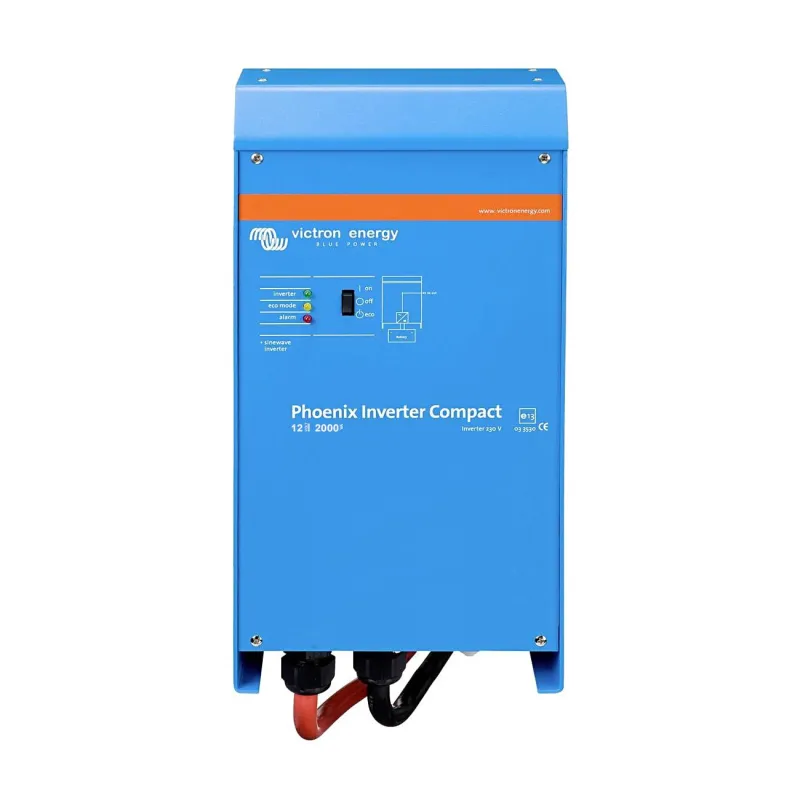 Victron Energy Wechselrichter Compact 12/2000 – technische Details und Anschlüsse im Überblick