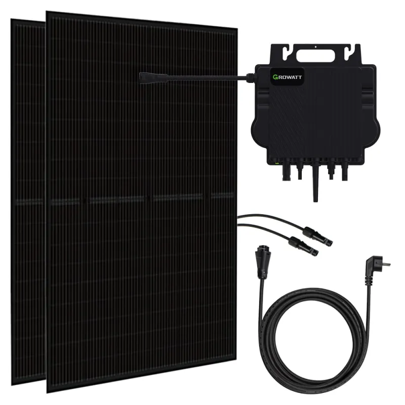 940W Growatt NEO 800M-X Trina Vertex S+ Dual Glas Mini-PV Solaranlage