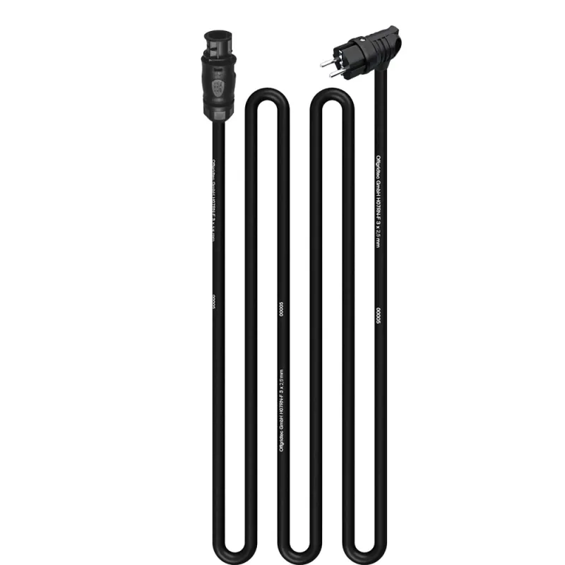10m Anschlusskabel Mikrowechselwichter mit Betteri BC01 Buchse zu Schukosteckdose (Stecker gewinkelt) – Bild 6