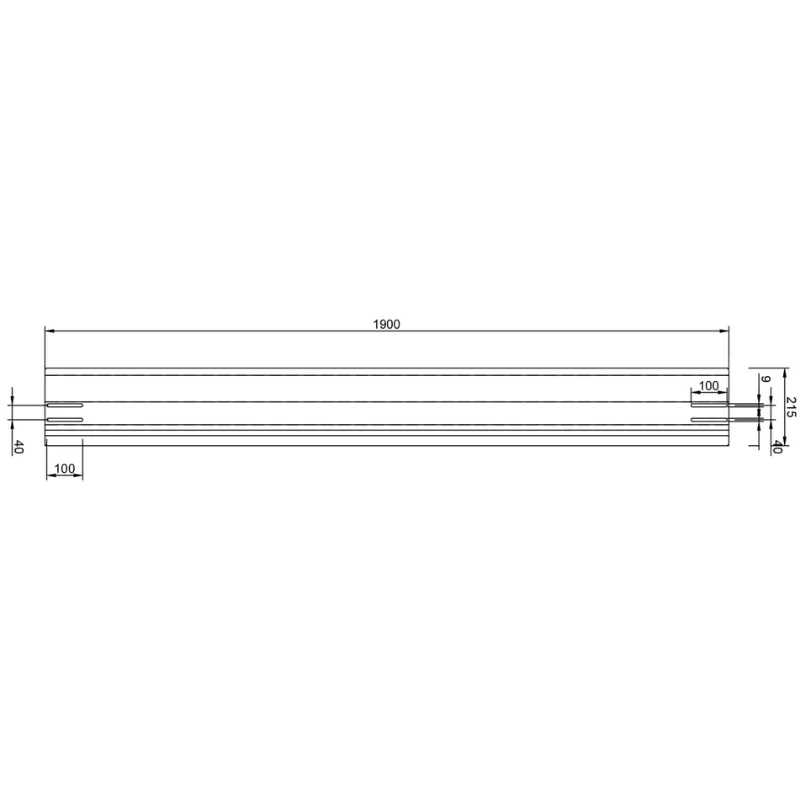 Wattstone Windleitblech Süd für Wattstone Feinbetonsockel 6°, 10° (V1 & V2) und 15°