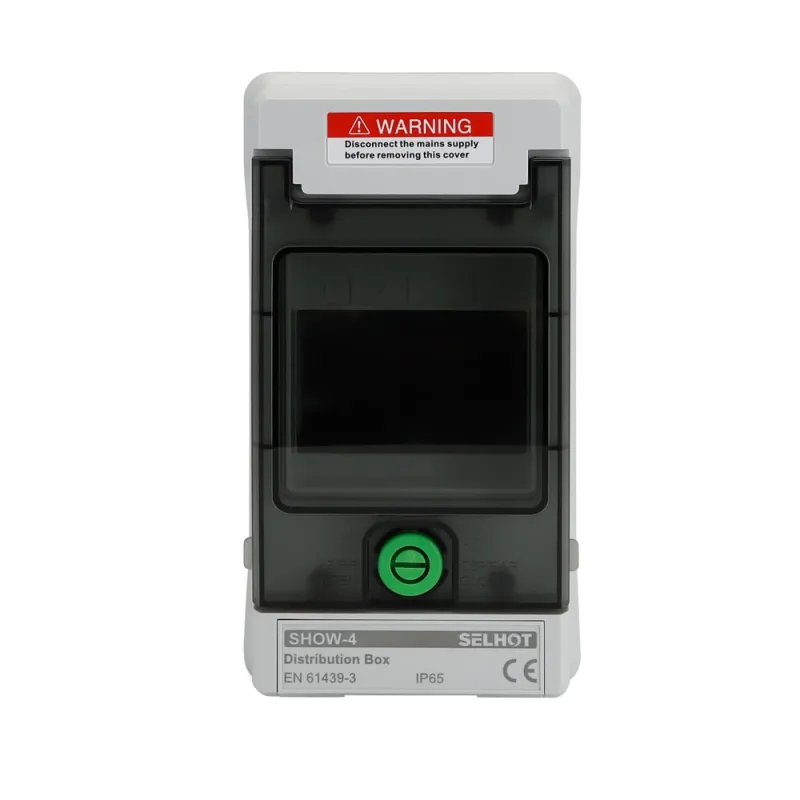 Verteilerkasten mit 4 TE und DIN-Schiene IP66 UV-beständig wasser- und staubgeschützt – Bild 4