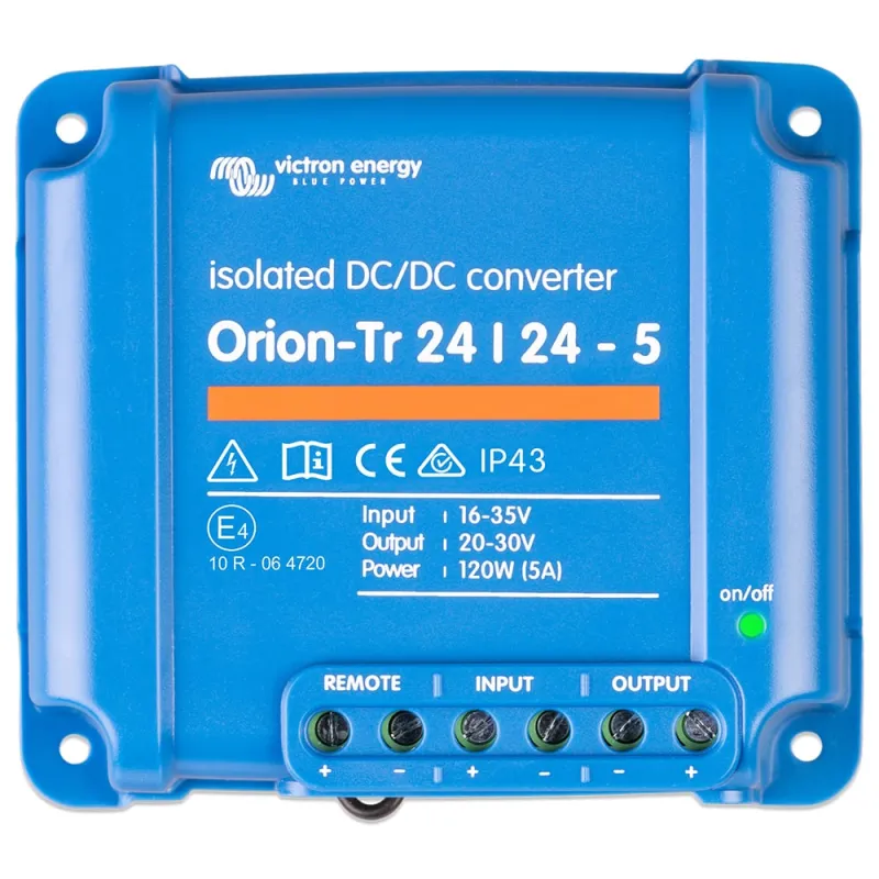 Victron Orion-Tr 24/24-5 isolierter DC DC Konverter 24V auf 24V 5A 120W