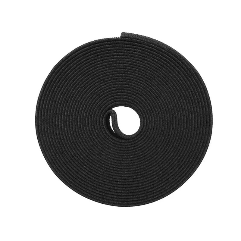 Klett-Kabelbinder 2m x 10mm Schwarz zuschneidbar für Kabelmanagement – Bild 3