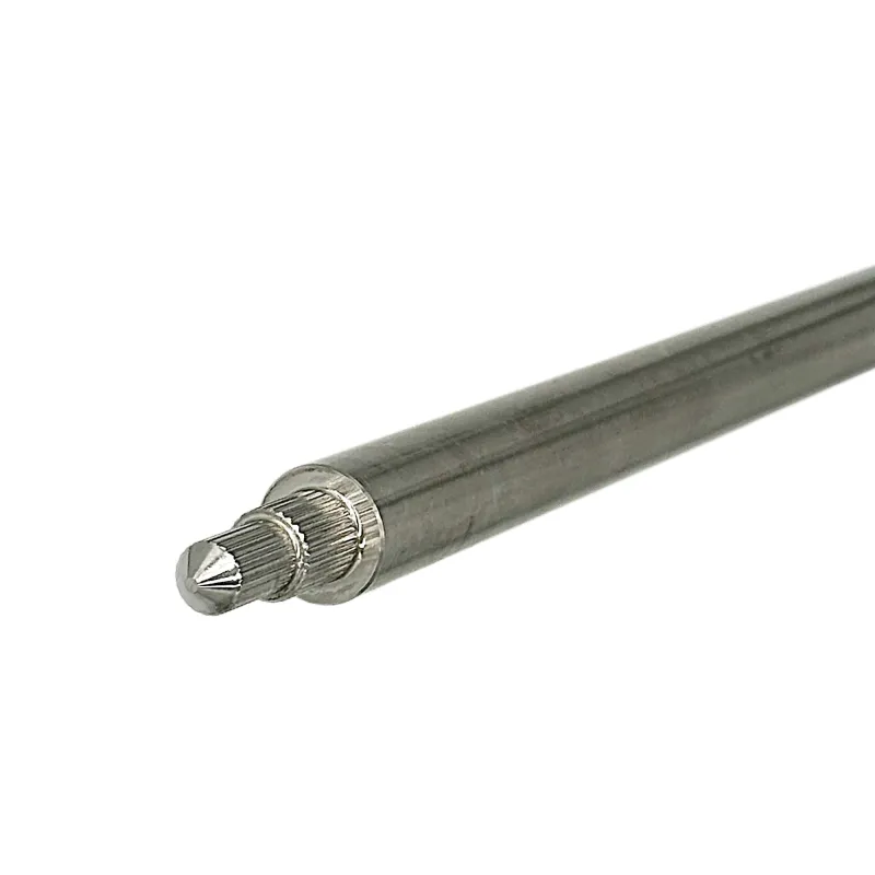 Tiefenerder V4A Set 1,5 m Ø20 mm – Erdungsspieß Edelstahl mit Einschlagspitze, Kreuzerder-Klemme & Schutzadapter – Bild 2