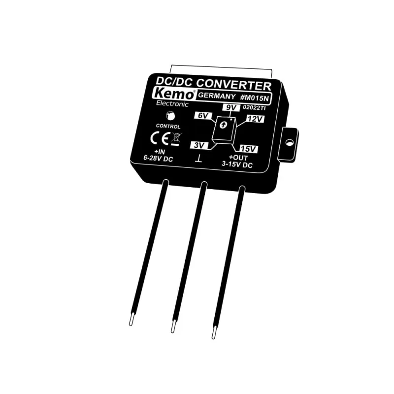 KEMO M015N DC/DC Spannungswandler 6–28 V auf 3–15 V 1,5 A justierbar – Bild 2