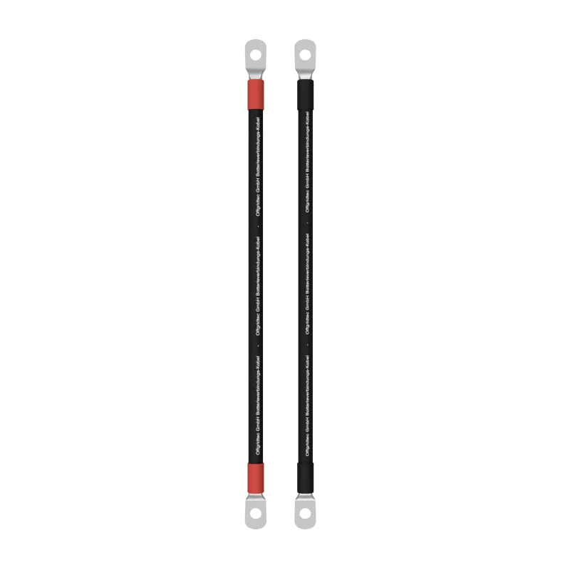 2m Batteriekabel 50mm² beidseitig M8 Ösen – Bild 2