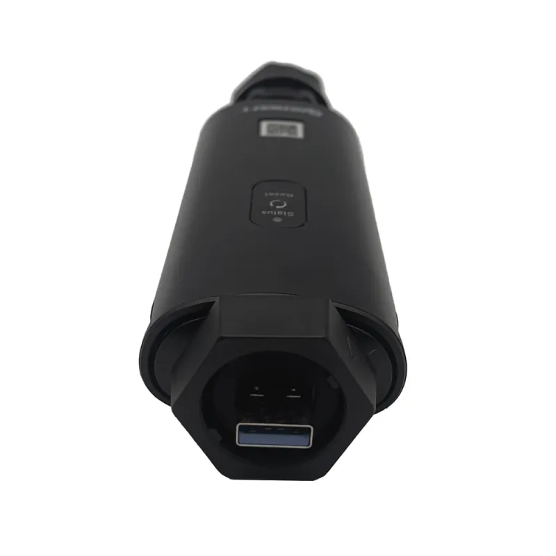Ansicht des Growatt ShineWiLan-X2 Monitoring von der Seite mit Anschlussmöglichkeiten.