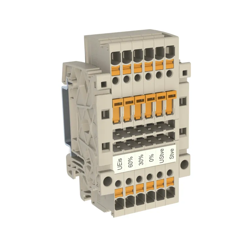 Weidmüller 14A-9 EEG-AAR Klemmblock mit sechs Trennklemmen für PV-Anlagen nach EEG.