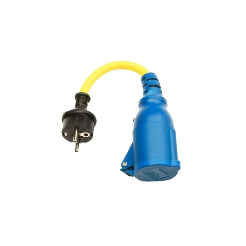 Adapterkabel Victron 16A/ 250V Schuko Stecker auf CEE Kupplung