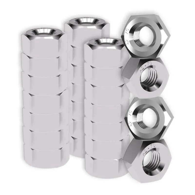 Edelstahl Muttern M5 - DIN 934/ISO 4032 A2 V2A - 25 Stück