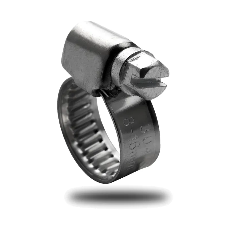 10 Stück Profi Schlauchschellen im Set, Bandbreite 9 mm, für sichere Schlauchverbindungen.