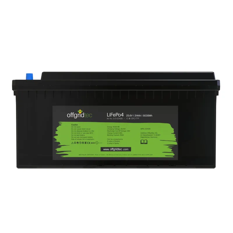 LifePo4 Akku 25,6/300 25,6V 314Ah BMS integriert 8038Wh – Bild 5