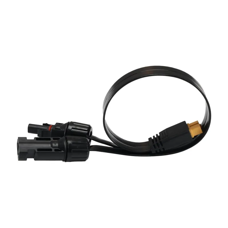 XT60 zu PV-Stecker 1,5m Flat Cable 4mm² Verbindungskabel (Super Flach) – Bild 4