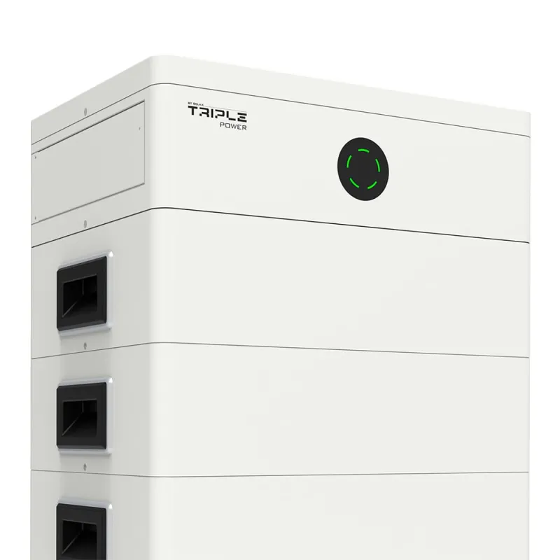 Montagebeispiel des Solax Batteriespeichers T-BAT mit Schutzart IP65