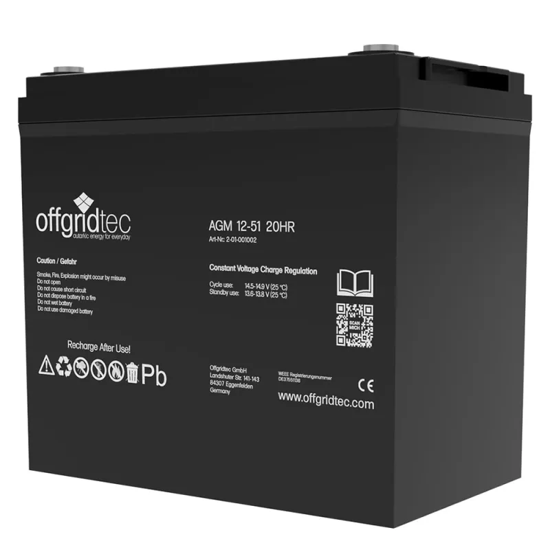 Offgridtec® 50 Watt Solar Set - BIG S 50W/50Ah/12V Solar-Komplettsystem – Bild 3