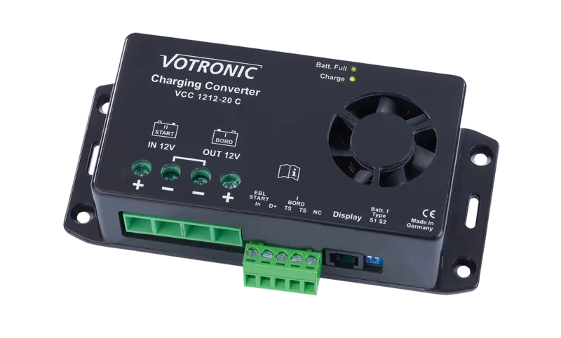 Votronic VCC 1212-20C IUoU-Li GEL, AGM, Lithium Lade-Wandler – Bild 2