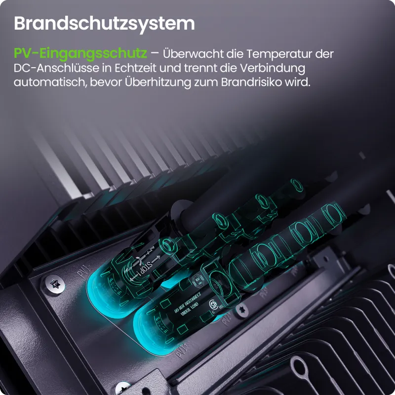 Eingangsschutz für PV-Anlage und Batteriespeicher zur sicheren DC-Kopplung