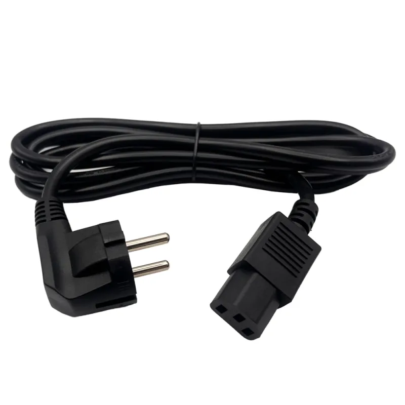 Detailansicht des Victron Energy Netzkabels CEE 7/7 mit CEE-Stecker