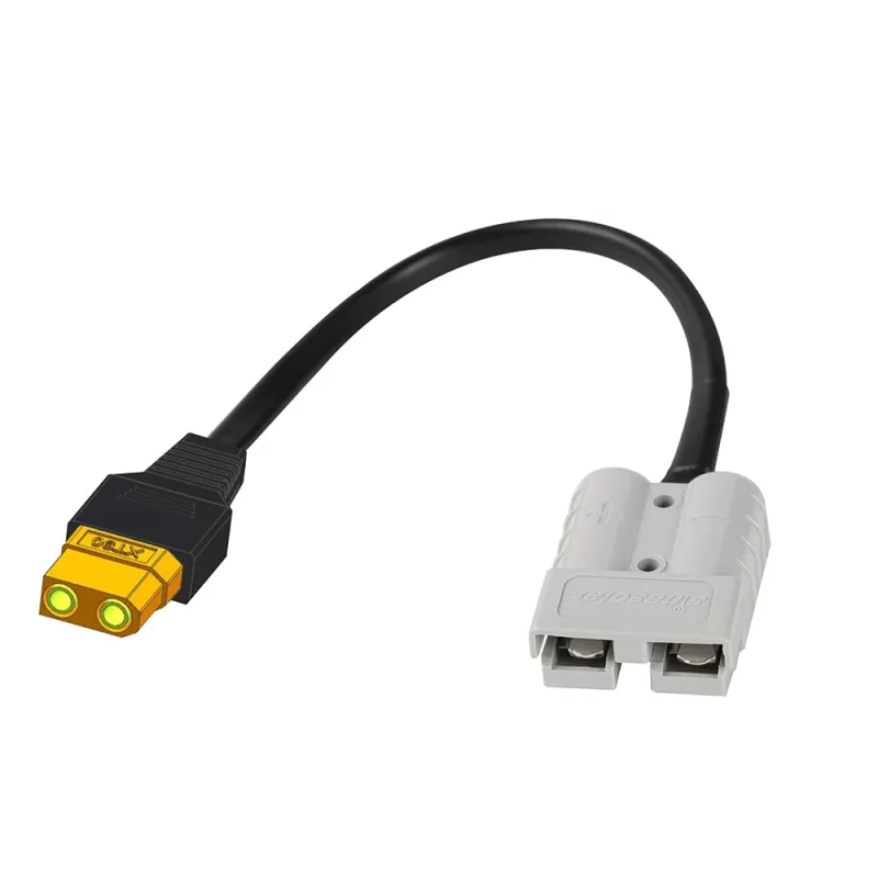 Adapterkabel Anderson auf XT90, 20 cm lang, für Batteriespeicher und PV-Anlagen