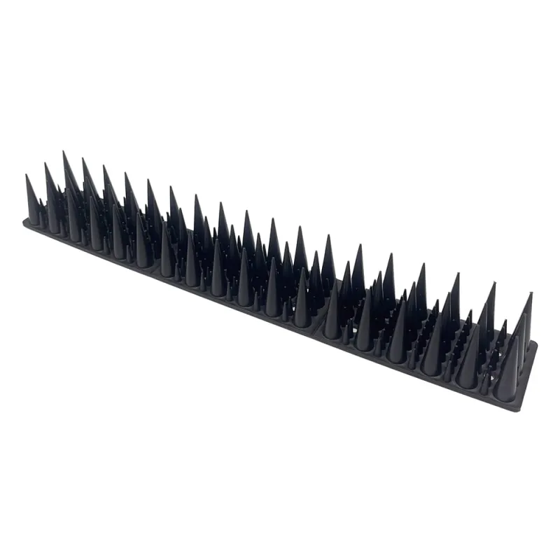 20 Stk. Taubenabwehr Spikes schwarz 6m Vogelschutz Stacheln Katzenabwehr für Balkon, Fensterbrett, Zaun, Dach