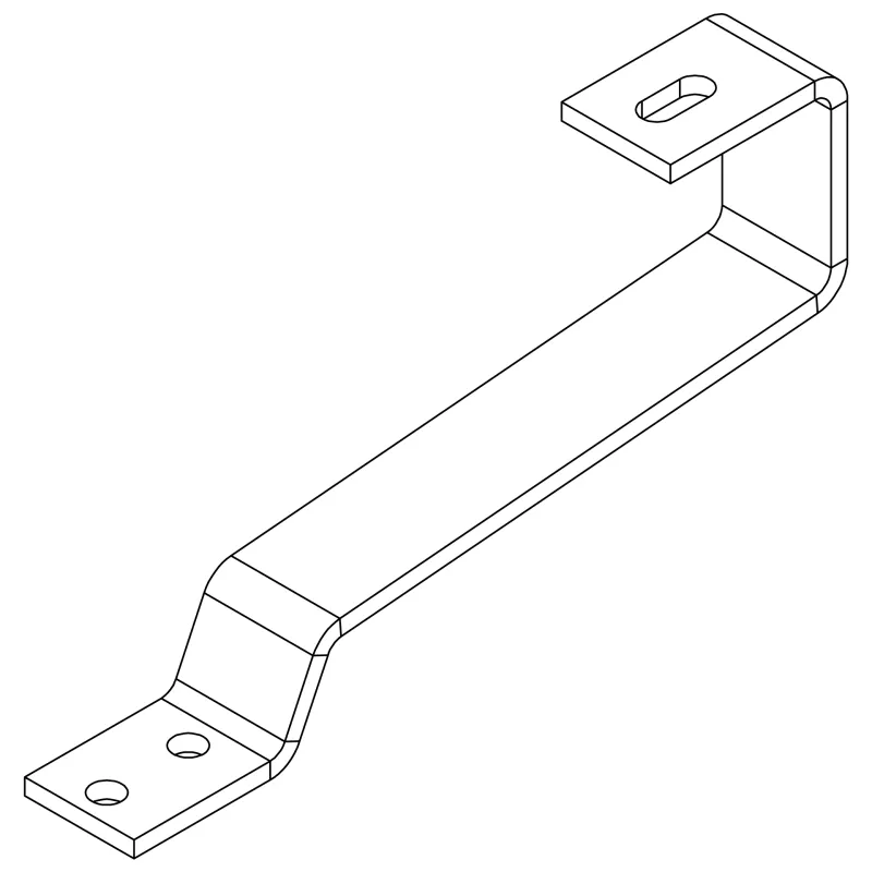 K2 1000214 Dachhaken Biberschwanz schmal (Karton/25 Stk.) – Bild 3