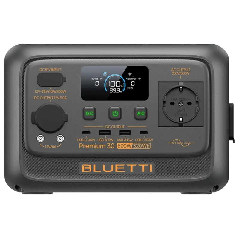 Bluetti Premium 30 V2 Mobile Powerstation 320Wh 600W USV-Funktion – Bild 3
