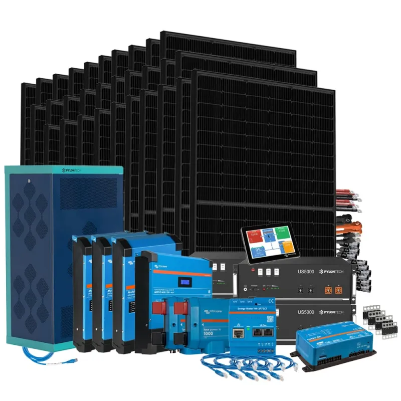 HomePremium M USV Solaranlage 13500Wp US5000 19,2kWh 3-phasig mit Stromzähler