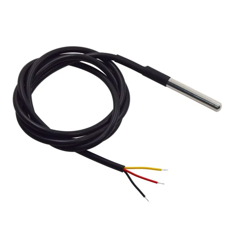 Digitale Temperatursensoren 3 Stk. DS18B20 mit 1m Kabel