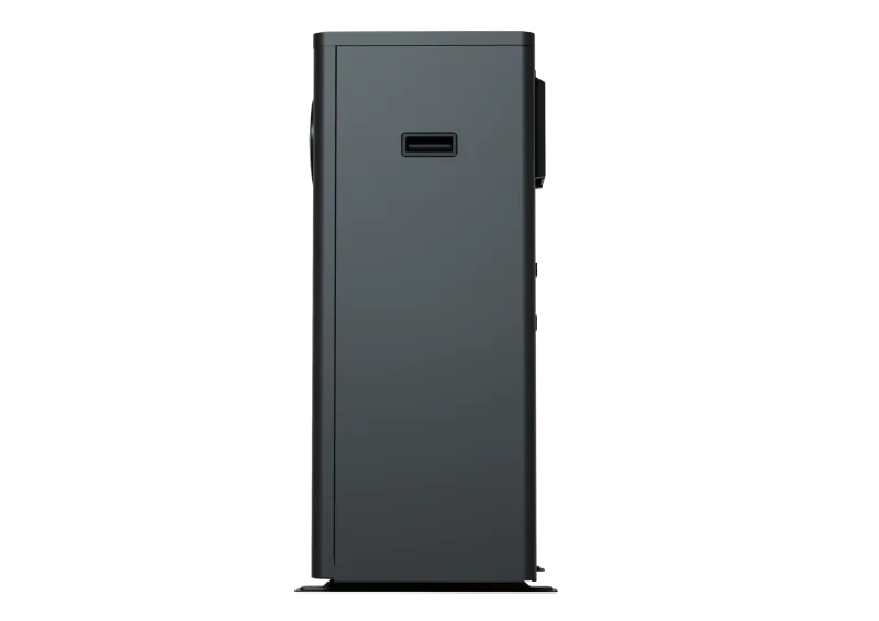 Installationsbeispiel der Borochi Wärmepumpe im Außenbereich