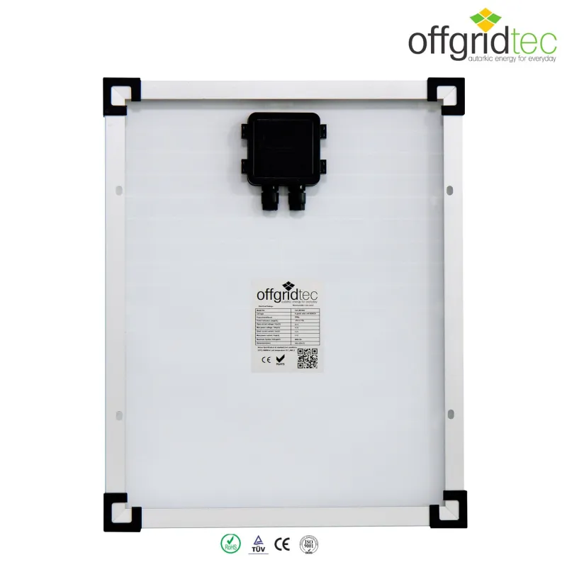 Offgridtec® 20W Mono Solarpanel 12V – Monokristallines Solarmodul – Bild 3