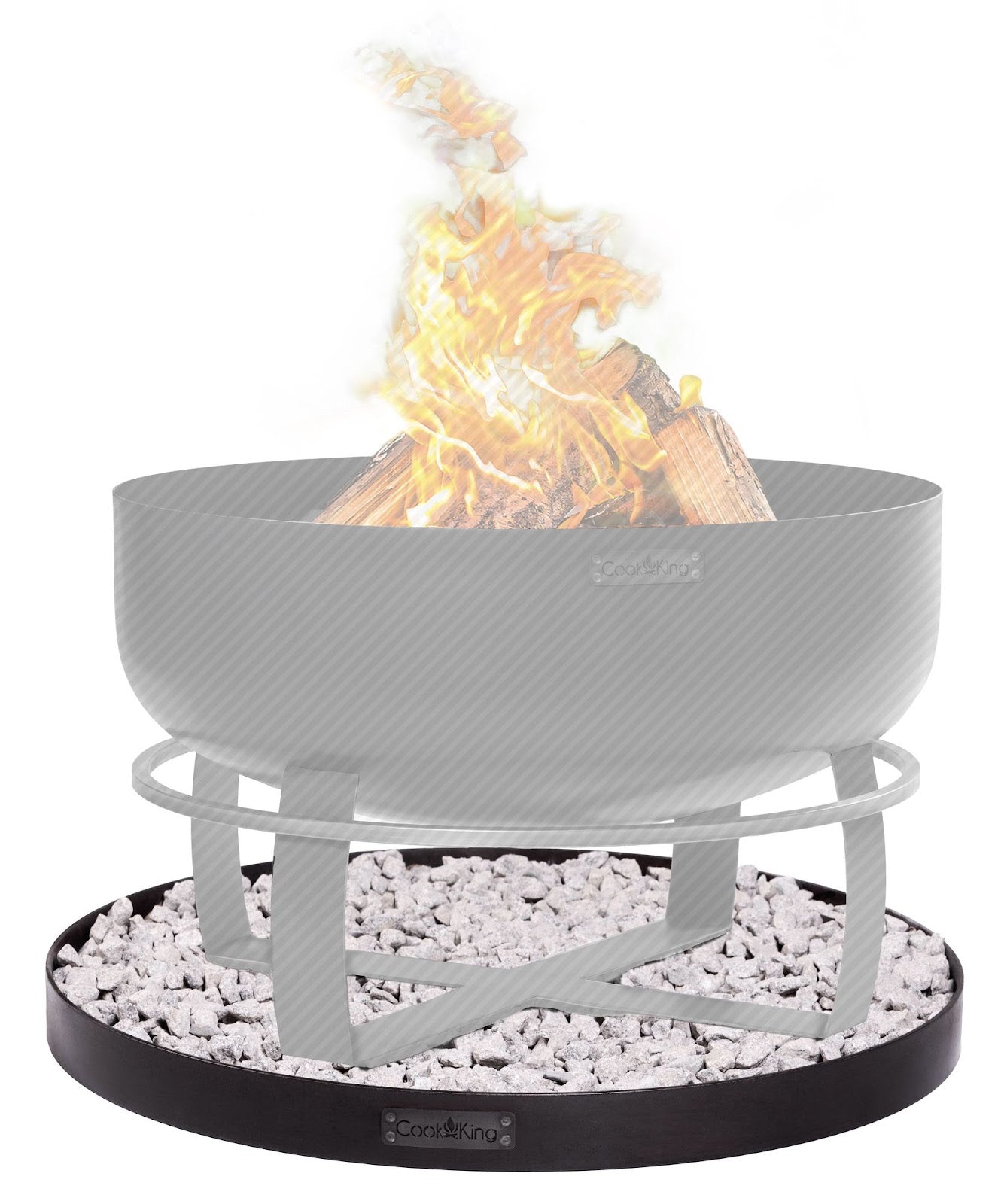 Cookking Runde Feuerschalenbasis für Dekosteine 80 cm – Bild 2