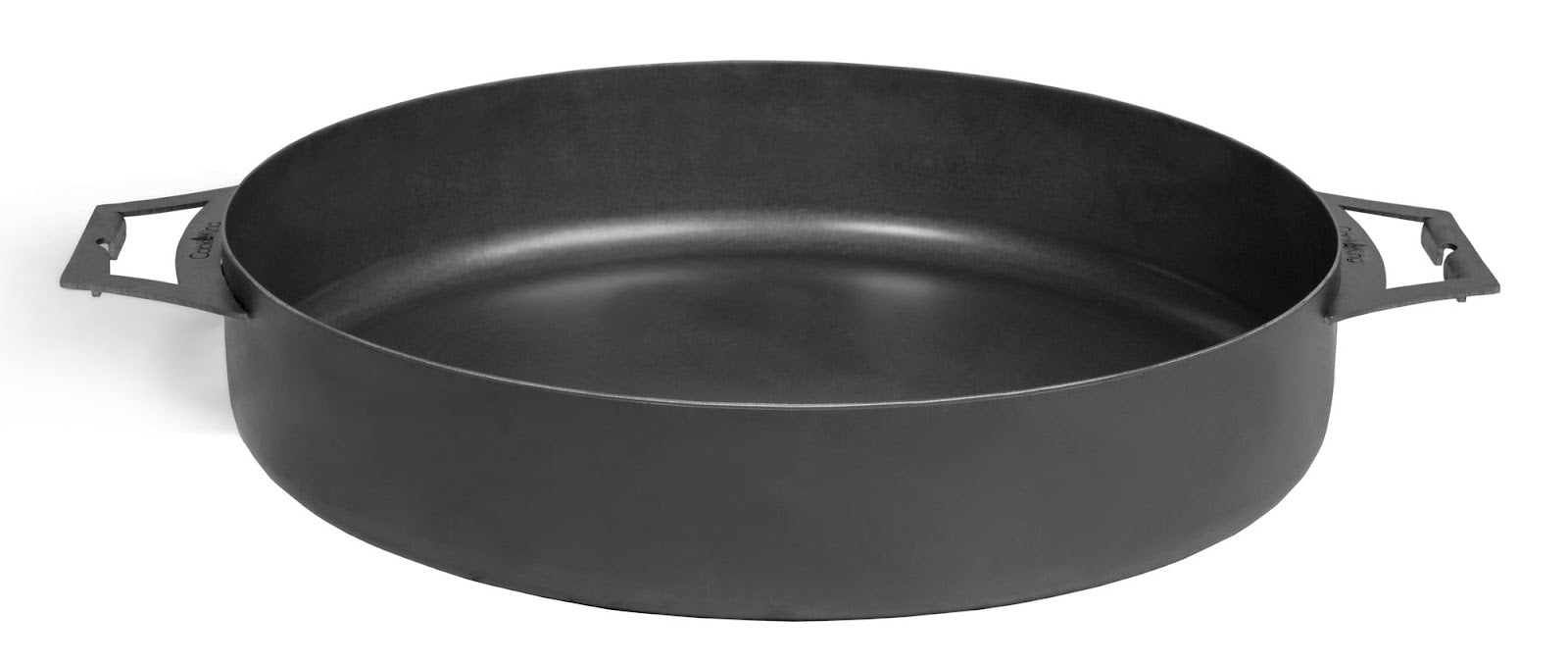 Cookking Pfanne aus natürlichem Stahl 50 cm mit zwei Griffen – Bild 2