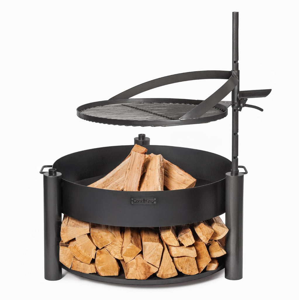 Cookking Rost aus natürlichem Stahl 60 cm mit einem Griff für Feuerschale "BANDITO" und "MONTANA X"