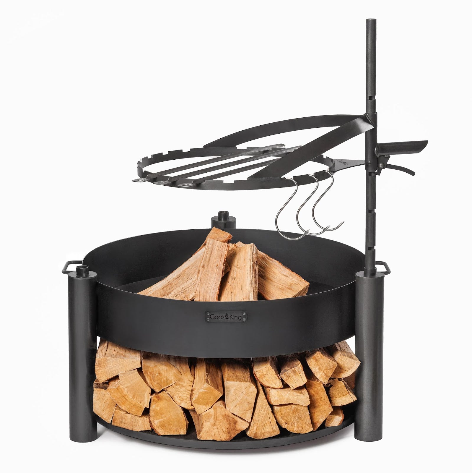 Cookking 50 cm Schaschlikring mit Griff für das Feuerstelle "BANDITO" und "MONTANA X" – Bild 2