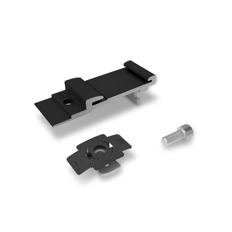 K2 Systems K2 InsertionRail 2.0 CrossConnector-T Set, schwarz eloxiert, 2004813
