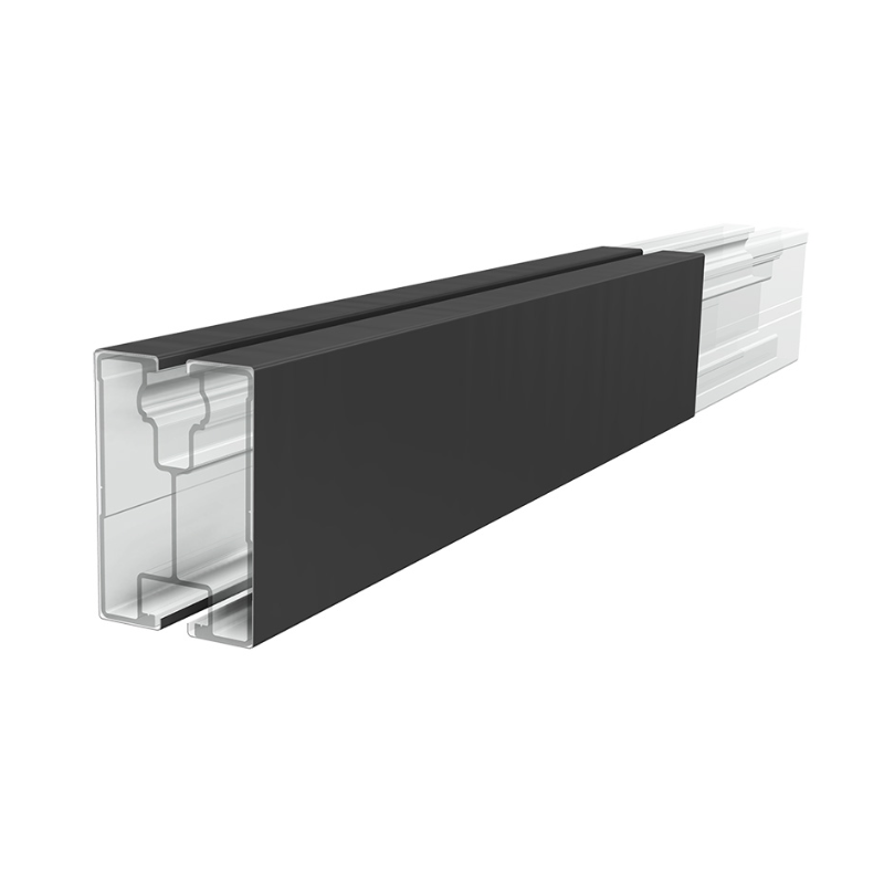 SL Rack RAIL 60 Schienenabdeckung schwarz, 91760-00