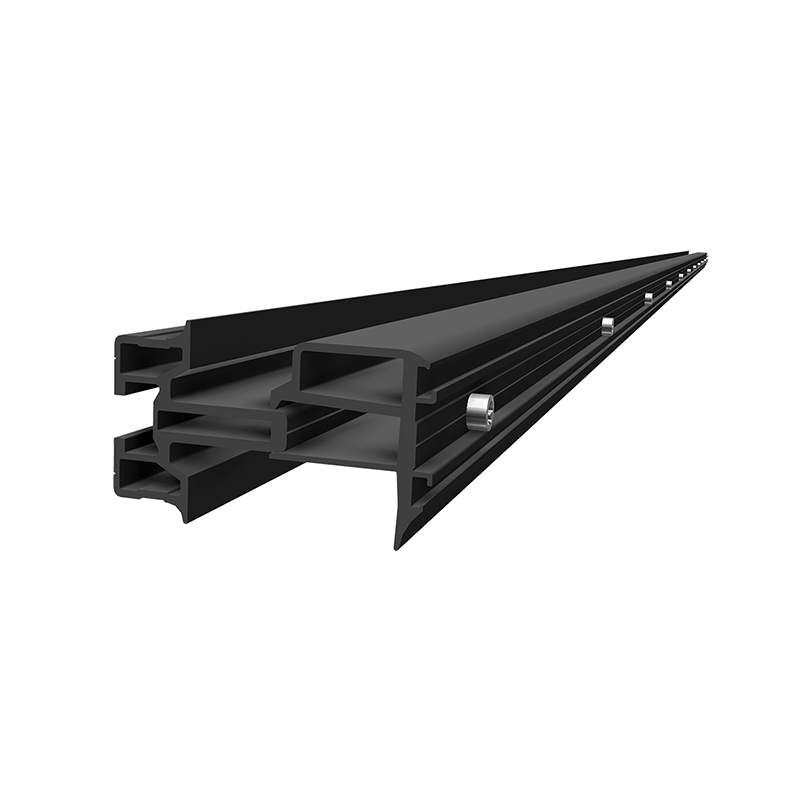 SL Rack Fassadensystem Oben - 4575 mm, schwarz eloxiert, 36123-4575