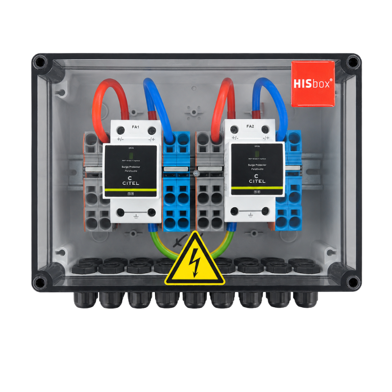 HISbox DC Combiner 1000 V, 2 MPPT 2 String