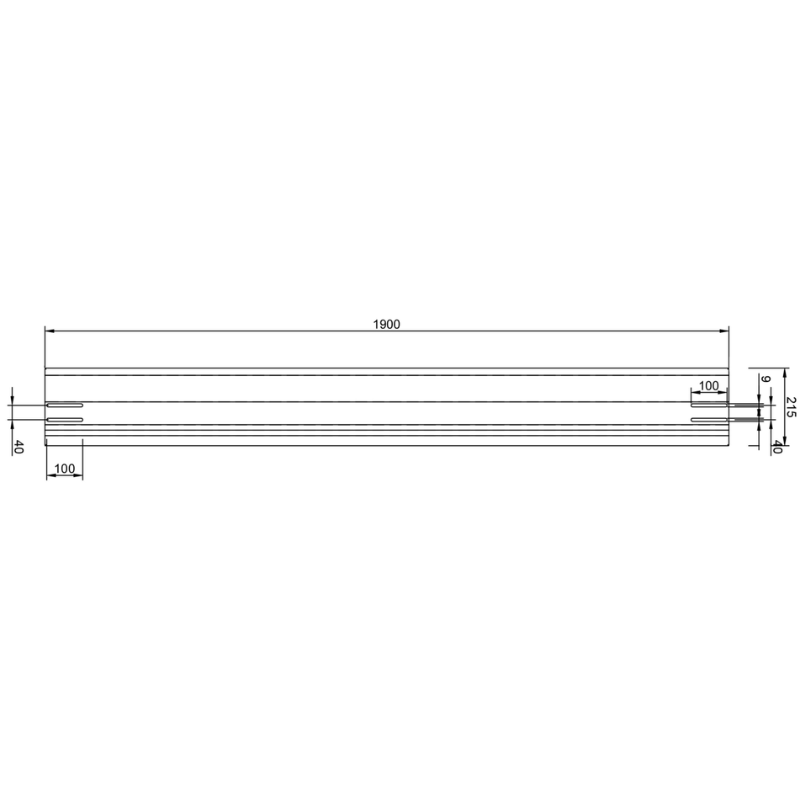 Wattstone Windleitblech Süd für Wattstone Feinbetonsockel 6°, 10° (V1 & V2) und 15°