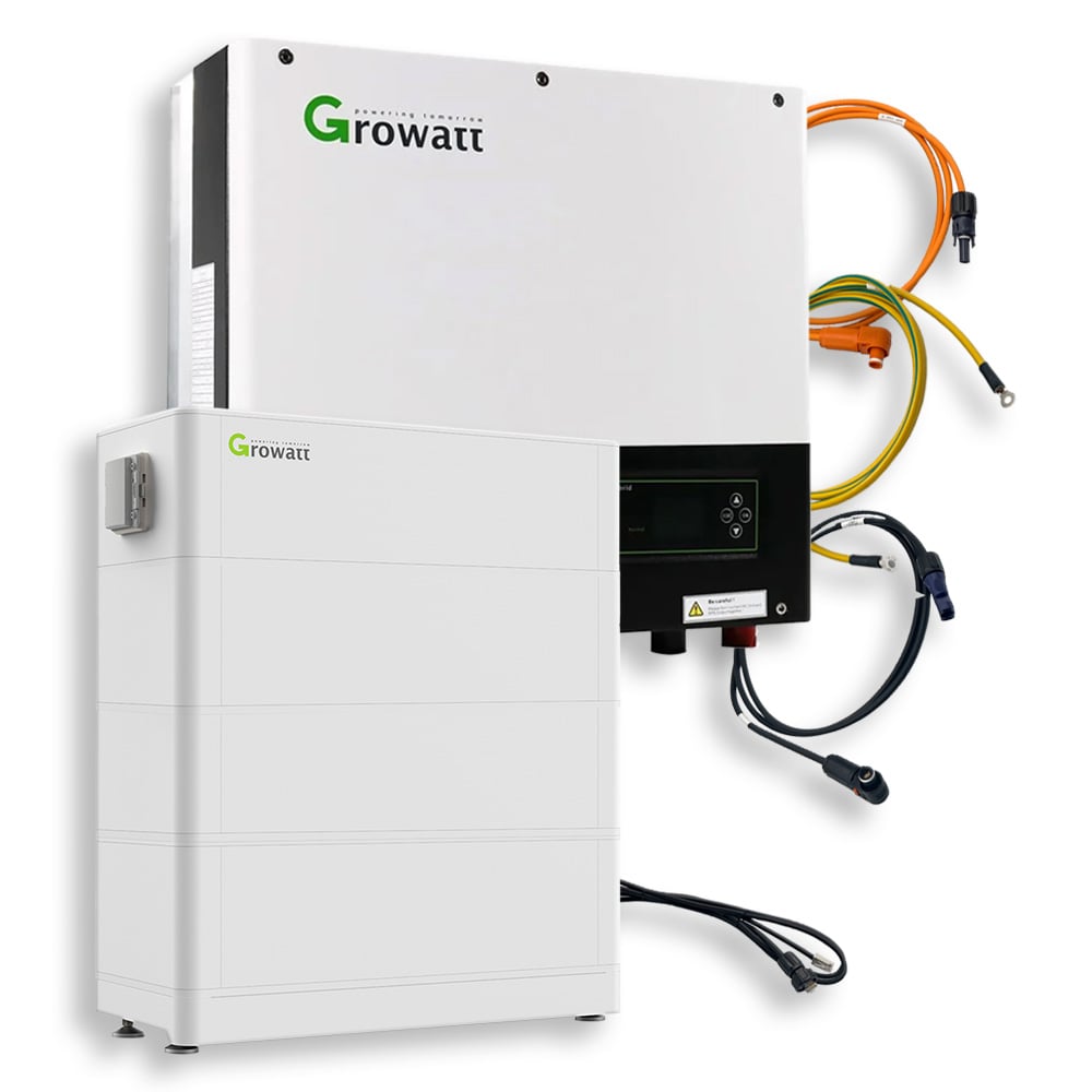 Growatt Nachrüstsatz 25,6kWh ARK SPH 8000TL3 BH-UP Hybrid-Inverter LiFePO4-Speicher