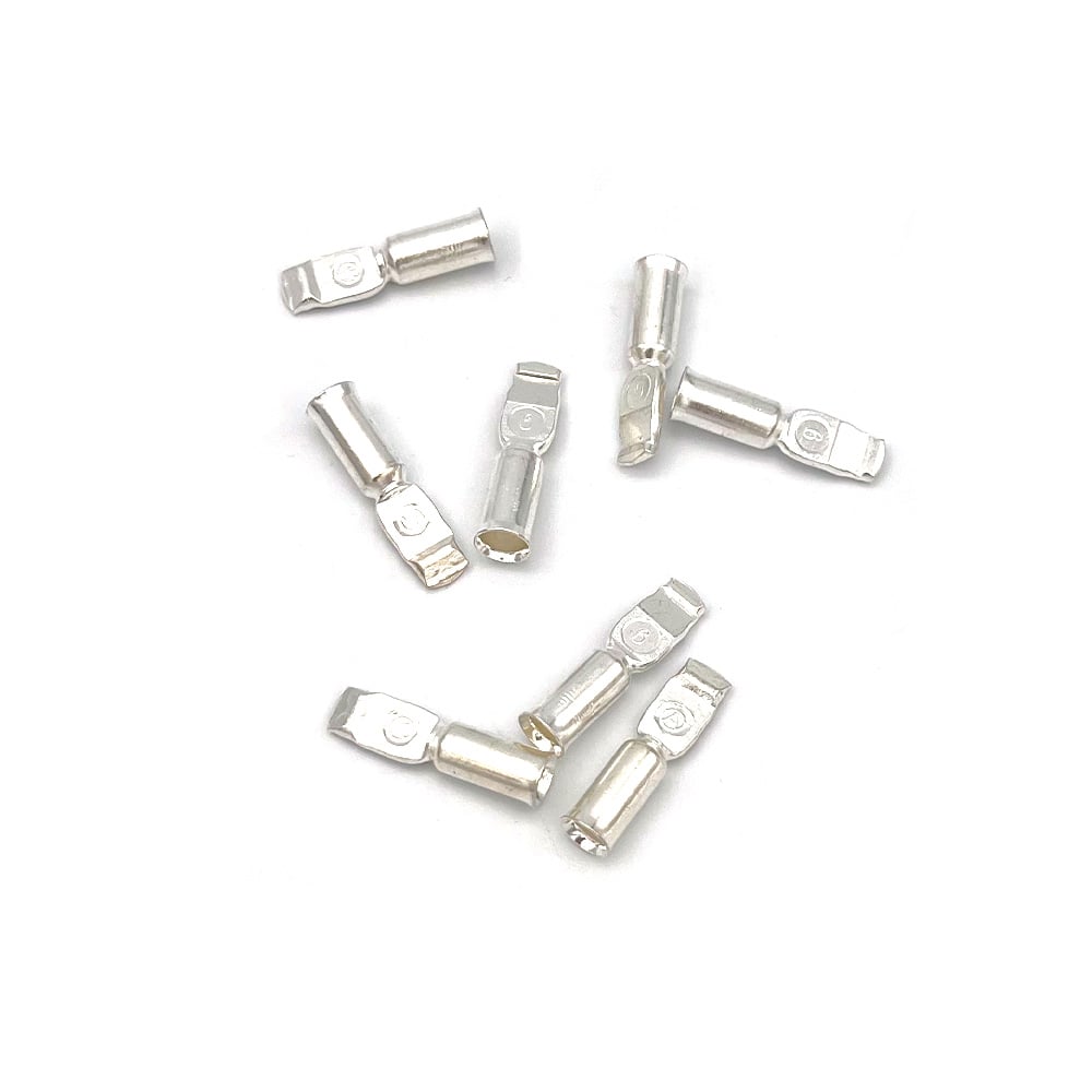 4er Set Anderson Stecker 50A max. 600V mit Staubschutzkappe Rot 6AWG