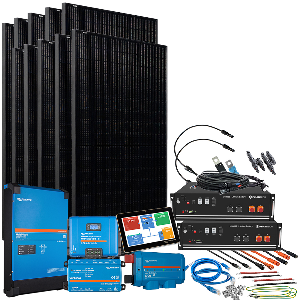 HomePremium M USV Solaranlage 4500Wp 7kWh LiFePo4 Speicher 1-phasig
