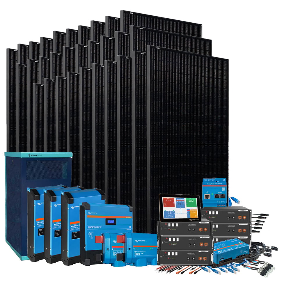 HomePremium M USV Solaranlage 13500 Wp US3000D 21kWh 3-phasig mit Stromzähler