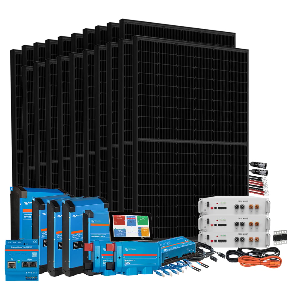 HomePremium S USV Solaranlage 9000Wp E-Box-48100R-TE+ 15,4Wh 3-phasig mit Stromzähler – Bild 2