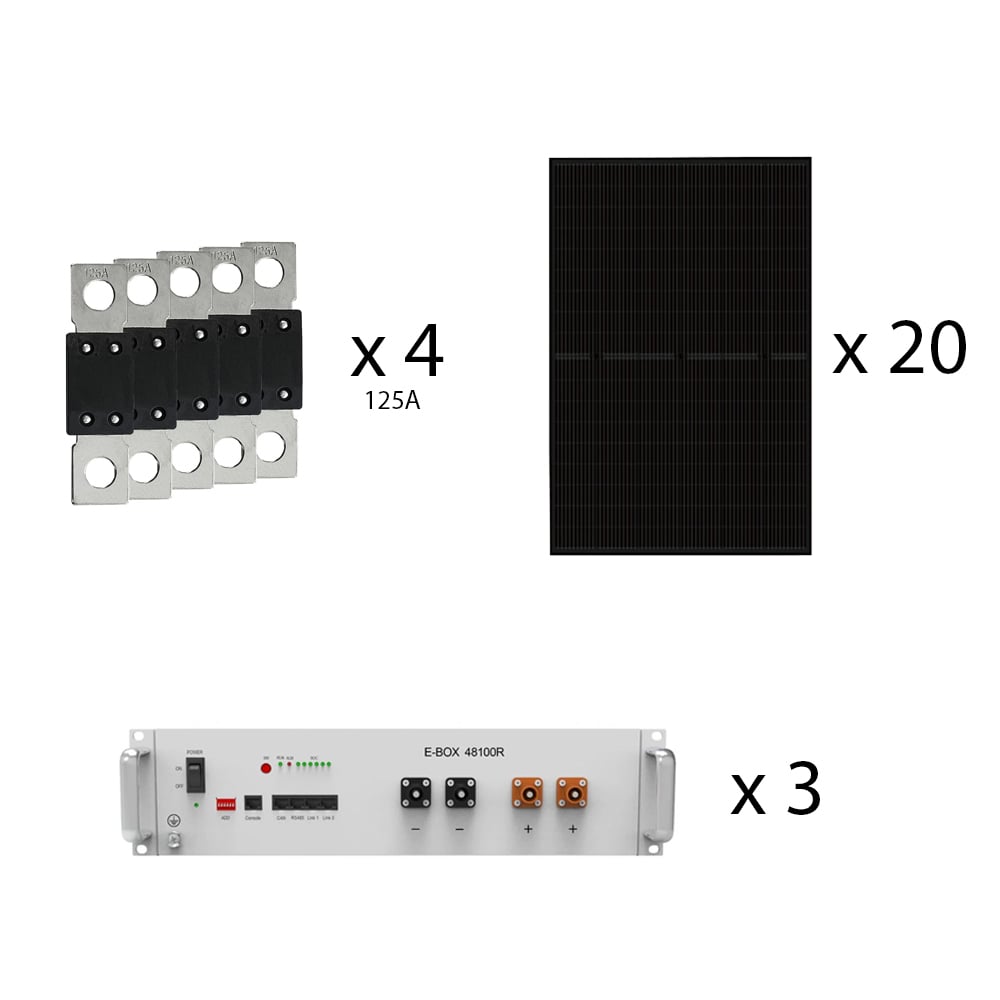 HomePremium S USV Solaranlage 9000Wp E-Box-48100R-TE+ 15,4Wh 3-phasig mit Stromzähler – Bild 3
