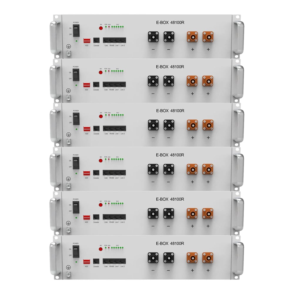 Backup-Kit Nachrüstsatz 30,7kWh mit Pytes 48100R-TE+ Akku Victron MultiPlus-II 48/5000 3-phasig – Bild 2